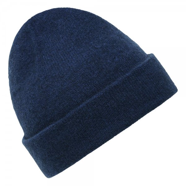 Mütze Merino-Possum, Tintenblau-Melange
