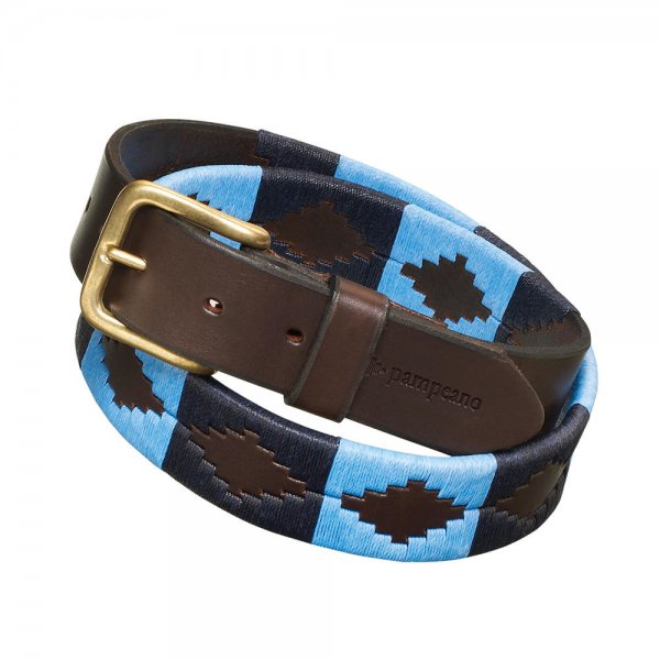 Cinturón de Polo »Azules«, largo 95 cm