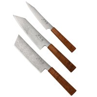 Cuchillos Fukaku-Ryu Hocho, arce, juego, 3 piezas