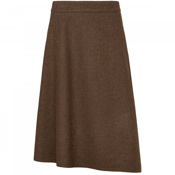 »Lorena« Loden Skirt, Brown, Size 36