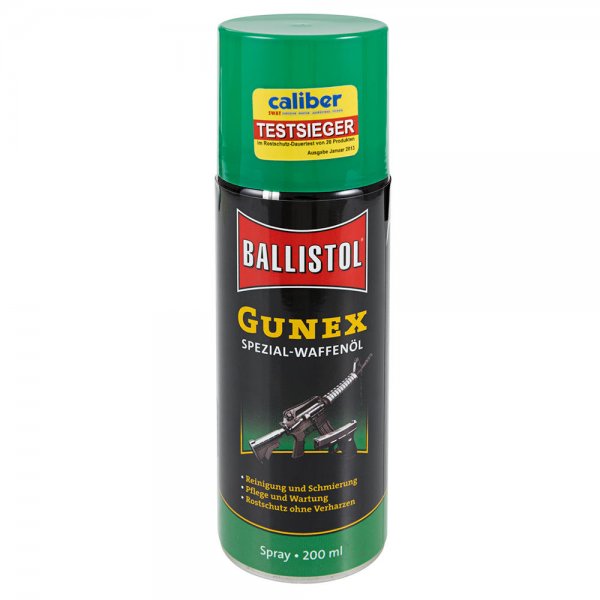 Ballistol Gunex Gun Oil, Spray, 200 ml