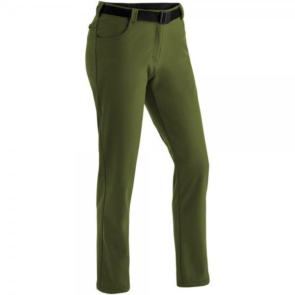 Pantalón funcional para mujer »Perlit W«, verde militar, talla 34