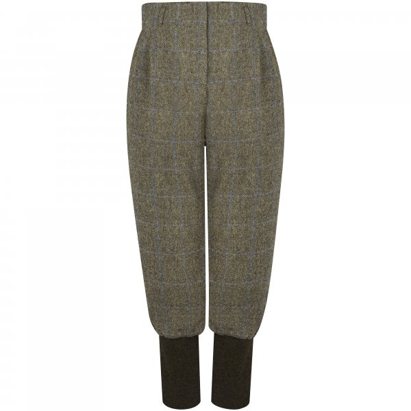 Pantalones 3/4 de caza estilo inglés de tweed para mujer Purdey »MacAterick«, 38