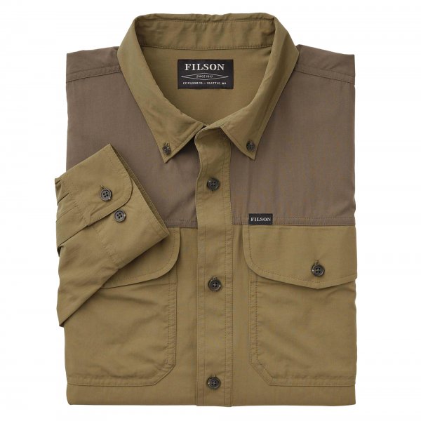 Filson Sportsman's Shirt, Olive Drab/Root, taille S