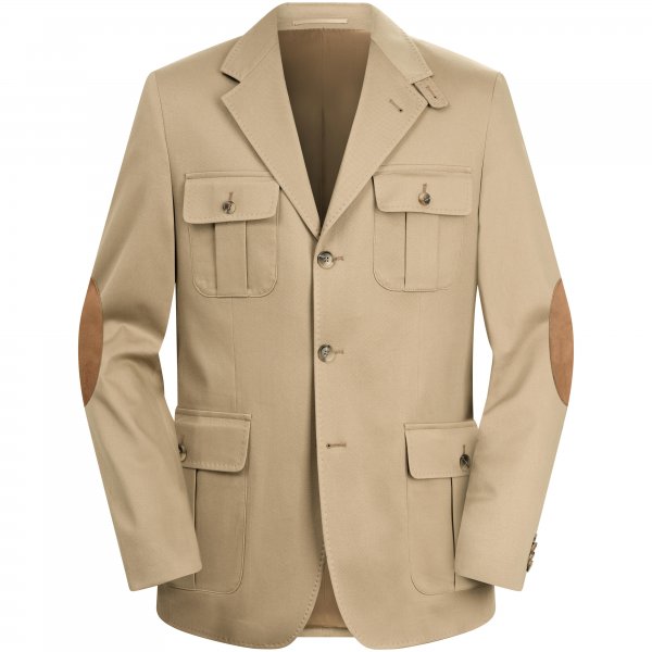 Chaqueta militar para hombre »Douglas«, algodón, beige arena, talla 110