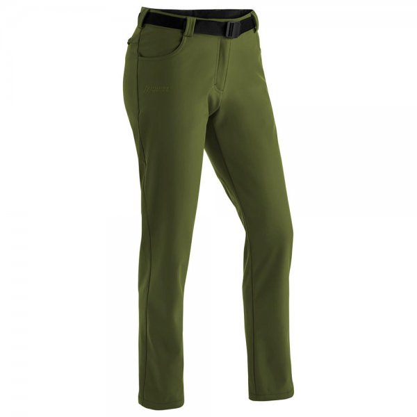 Pantaloni funzionali da donna »Perlit W«, verde militare, taglia 34