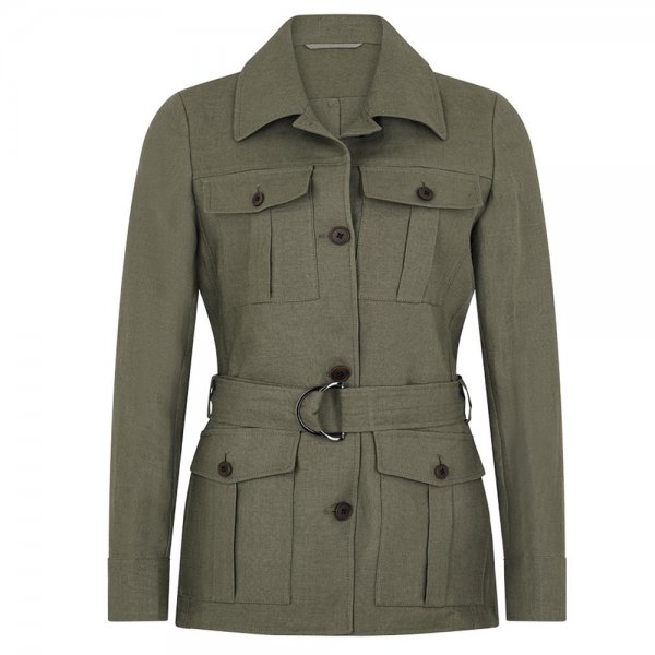 Purdey Ladies Safari Jacket, Khaki, Size 40