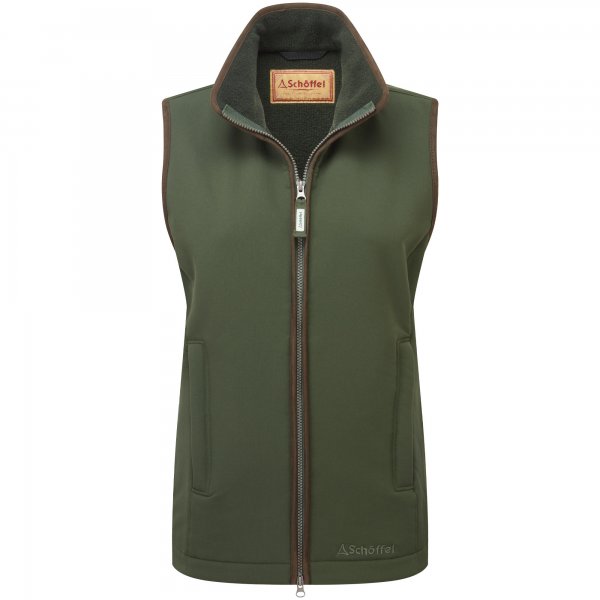 Schöffel »Belton« Ladies’ Softshell Vest, Cedar, Size 40
