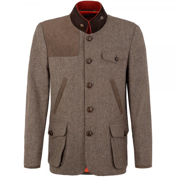Chaqueta de tiro para hombre VON DÖRNBERG, tweed, beige-marrón, talla 50