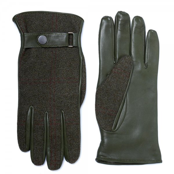 Purdey Herren Kaschmir-Handschuhe, Legerwood, Größe 7 ½