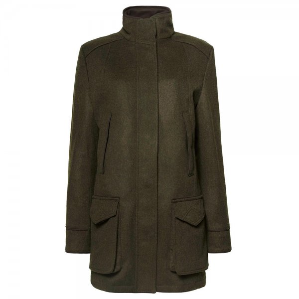Purdey Ladies Loden Field Coat, Green, Size XS