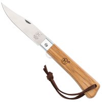 Coltello a serramanico MAIN »Workers Line«, lama Clip Point, legno di rovere