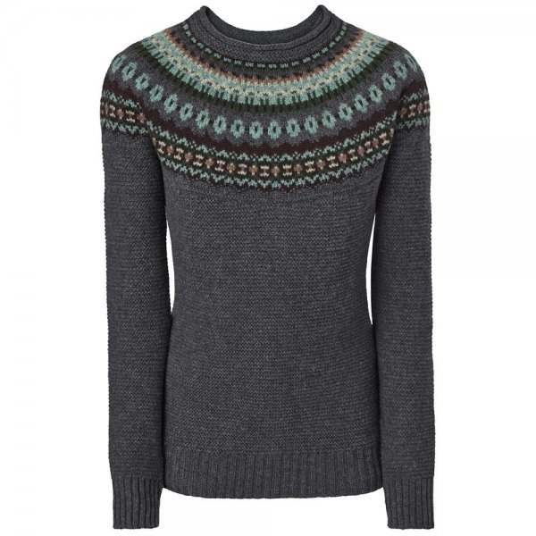 Suéter para mujer Eribé »Stoneybrek«, gris oscuro, talla XL