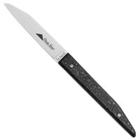 Cuchillo plegable Le Terril, carbono estabilizado, negro