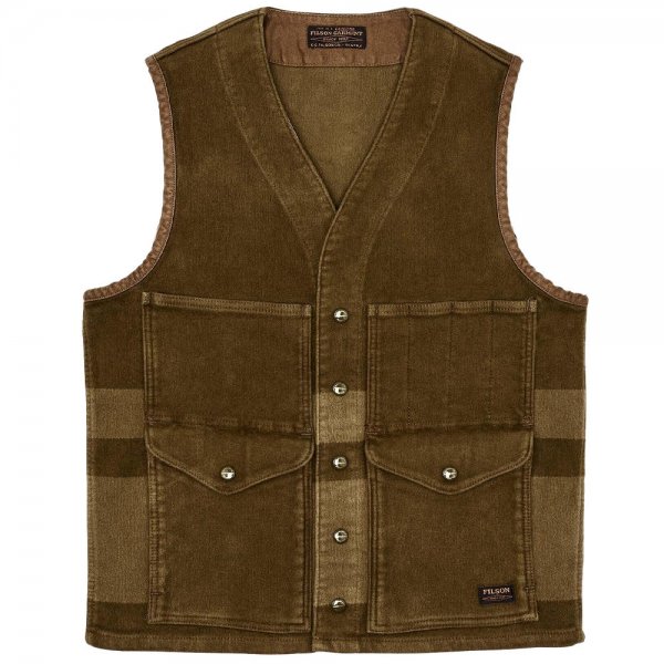 Filson Beartooth Cruiser Vest, marsh olive, talla S