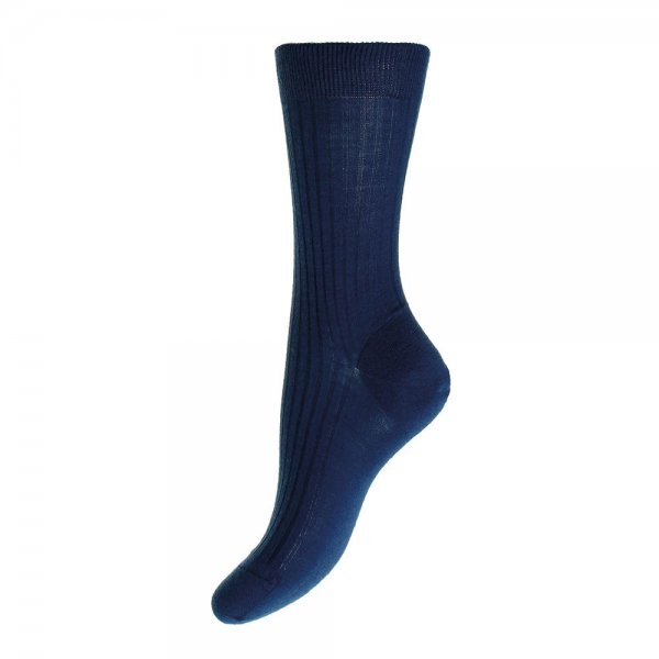 Pantherella Ladies Socks ROSE, Dark Blue, One Size (37-41)