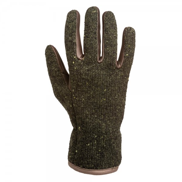 Laksen rękawiczki męskie, Salzburg, zielone//brązowe, rozmiar 8