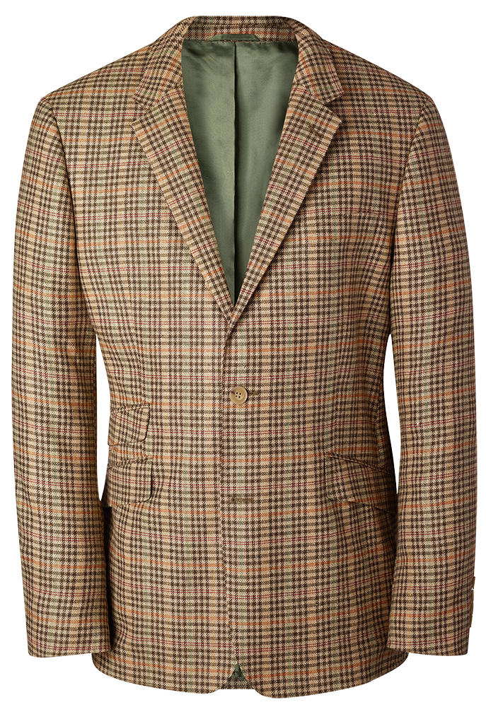 Men s Sports Jacket Chequered Tweed Beige Size 48 Jackets Blazers The GunDog Affair