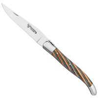 Laguiole Folding Knife, Hardwood Veneer