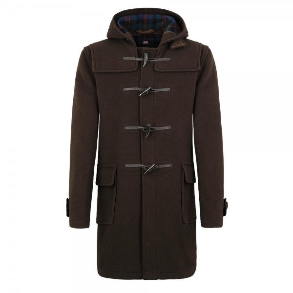 Gloverall Herren Duffle Coat Morris, Brown, Größe M