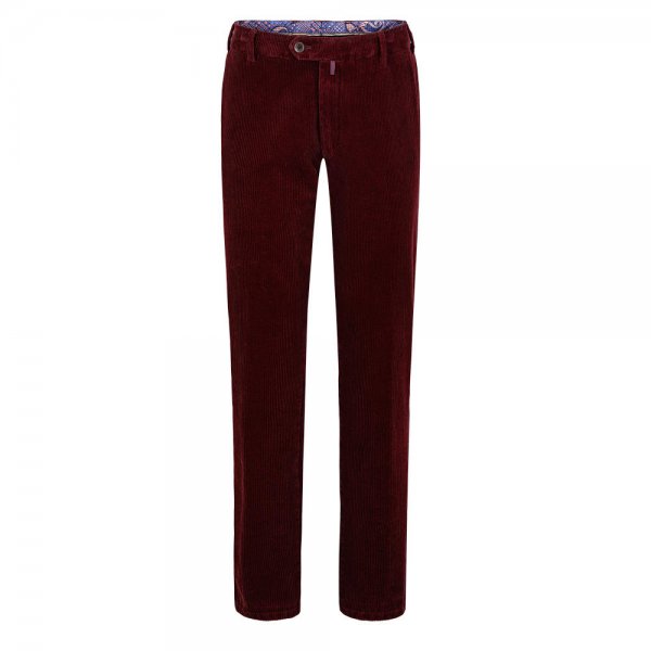 Meyer »Bonn« Men's Corduroy Trousers, Dark Red, Size 28