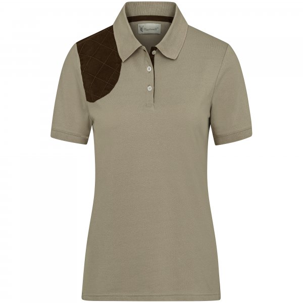 Maglia polo da donna Hartwell »Ada«, sabbia, taglia L