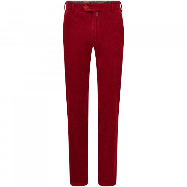 Pantalones de pana Meyer Bonn para hombre, rojos, talla 54