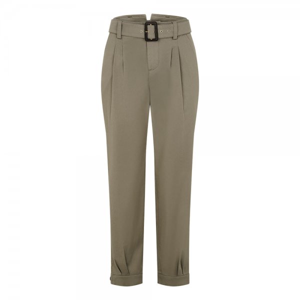 Purdey Ladies Cropped Relaxed Fit Trousers, Tan, Size 42