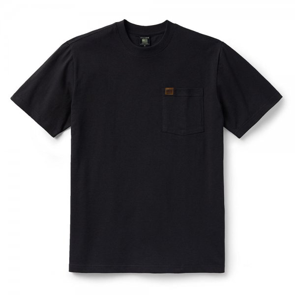 Filson Pioneer Solid One Pocket T-shirt, black, Größe L