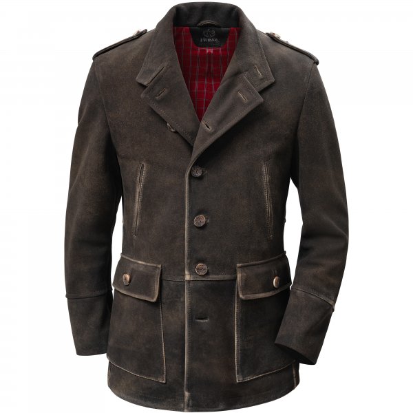Meindl »Whistler Mountain« Men's Deerskin Jacket, Maple, Size 54