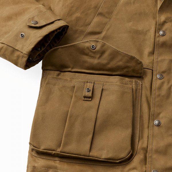 Filson Tin Cloth Field Jacket Dark Tan Size M Jackets Coats The GunDog Affair