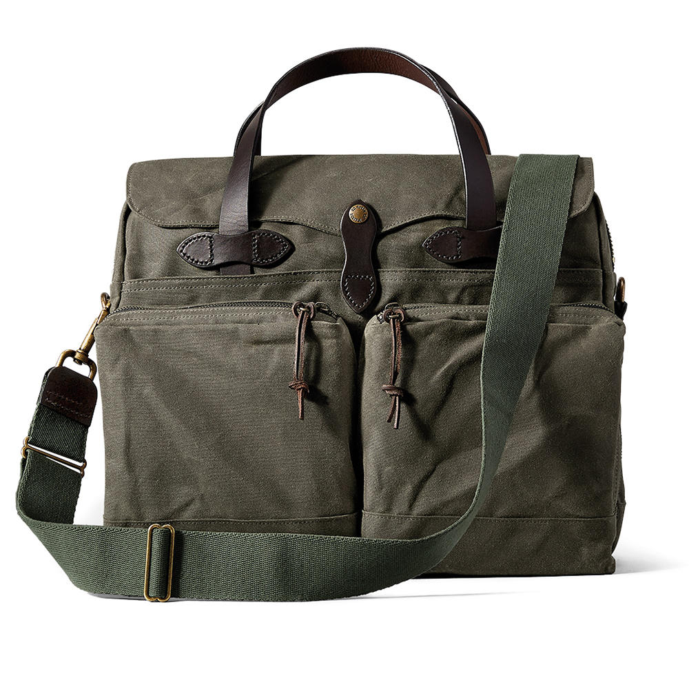 Filson 24 Hour Tin Briefcase Otter Green Backpacks Bags The GunDog Affair
