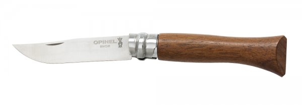 Cuchillo plegable Opinel, nogal, No. 6