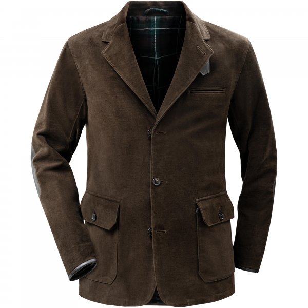 »Ness« Men's Moleskin Jacket, Brown, Size L
