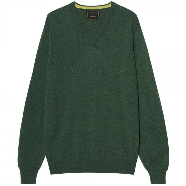 Purdey sweter kaszmirowy, oliwkowy, rozmiar L