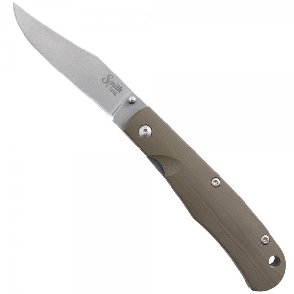 Cypress Trapper Folding Knife, G10, Green