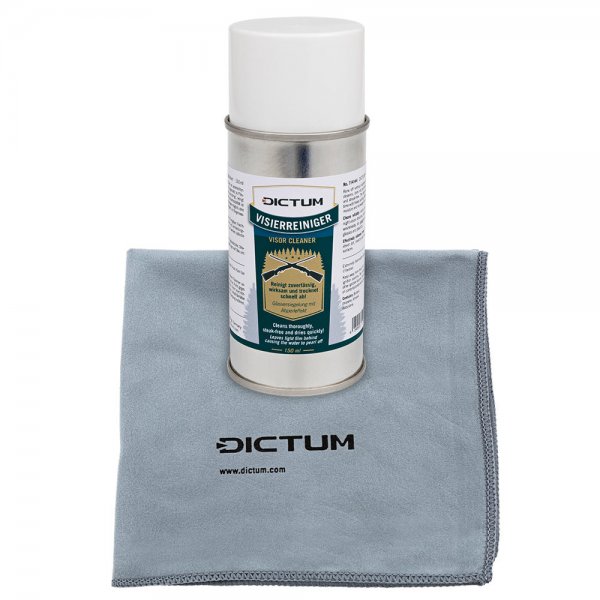 Schiuma detergente per visiera DICTUM, 150 ml, set