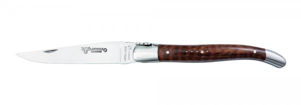 Laguiole Folding Knife, Snake Wood