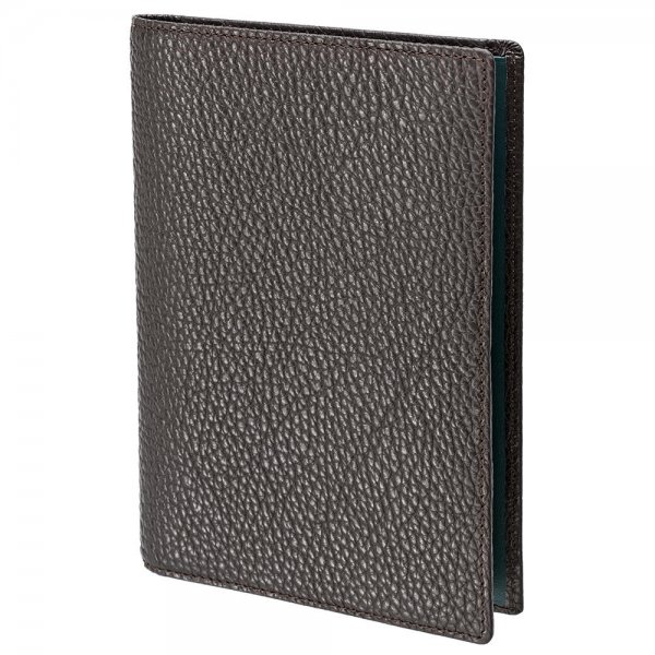 The GunDog Affair Leather Case for Hunting License, Brown/Green