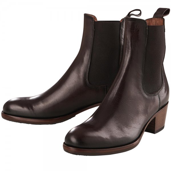 »Erin« Ladies Ankle Boots, Dark Brown, Size 42