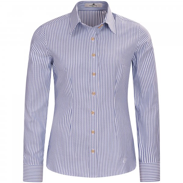 »Chloe« Ladies' Blouse, Oxford, Blue/White, Size 42