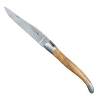 Cuchillo plegable Laguiole, madera de olivo