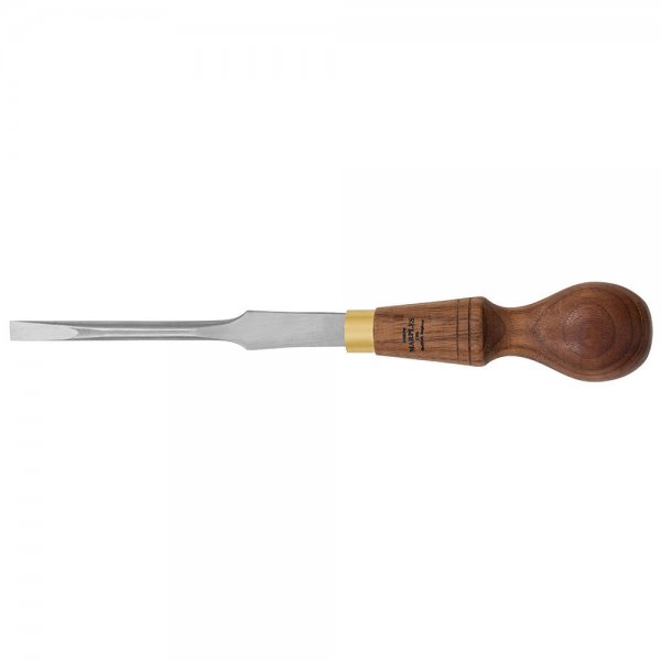 Cabinet Screwdriver, Slotted, 9 mm, Oiled Walnut Handle