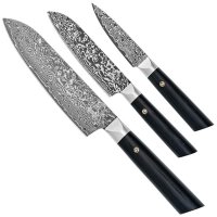 Jeu de couteaux Zayiko 載 Black Edition, 3 pièces