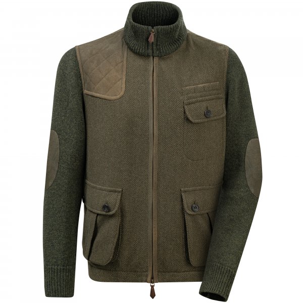 Habsburg Herren Loden-Strick-Jacke »Hirschenau«, moos/erde, Größe 52