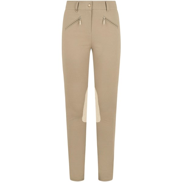 Pamela Henson ladies' trousers &quot;Soho&quot;, bi-stretch cotton, sand, size 42