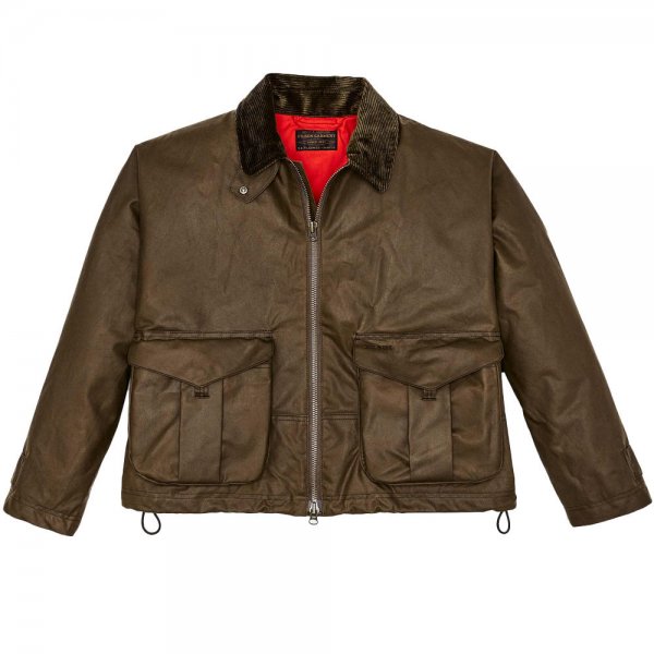 Filson Women's Shelter Cloth Work Jacket, dark tan, M