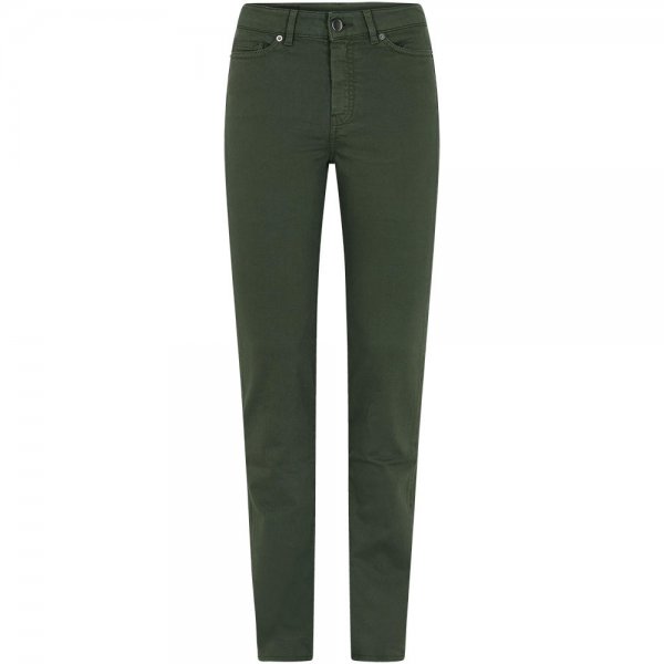 Spodnie damskie elastyczne Purdey, ciemnozielone, rozmiar 34