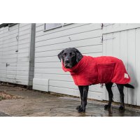 Manteau séchant pour chien » Classic Collection «, rouge brique, taille M/L