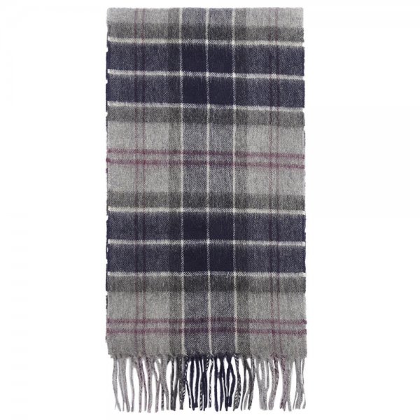 Bufanda de lana/cachemira Barbour, Black Slate Tartan